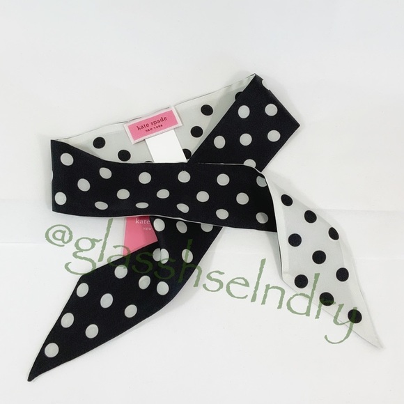 Kate Spade Lia Skinny Silk Tie - Picture 5 of 5